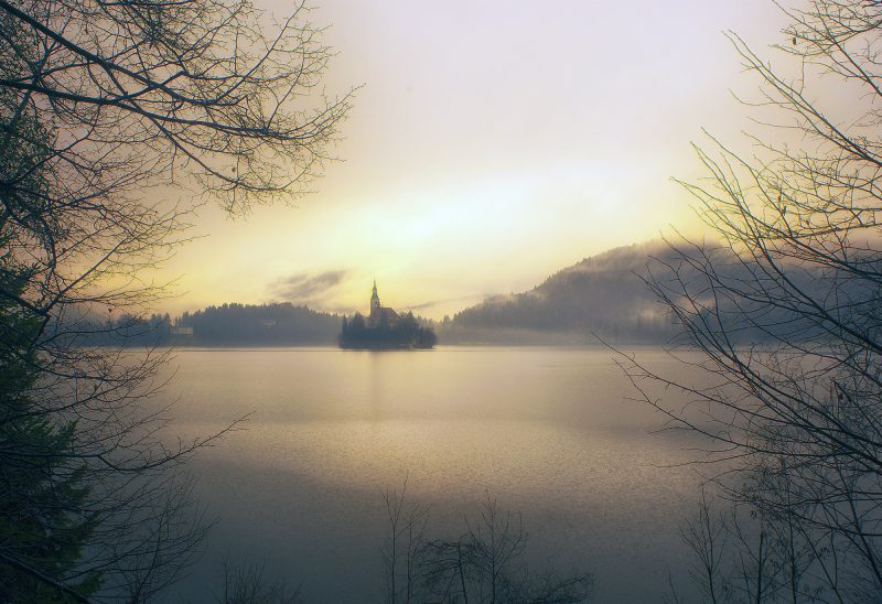 Lake Bled and Assumption of Mary Pilgrimage Church